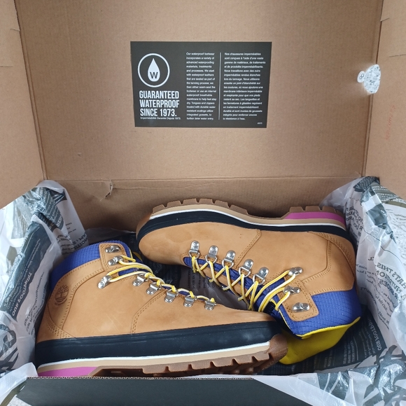 Timberland Euro Hiker Wheat Nubuck Waterproof Boots Shoes - Picture 7 of 9
